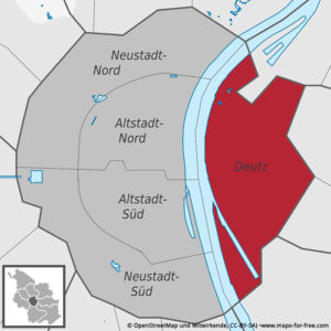 Karte Köln-Deutz