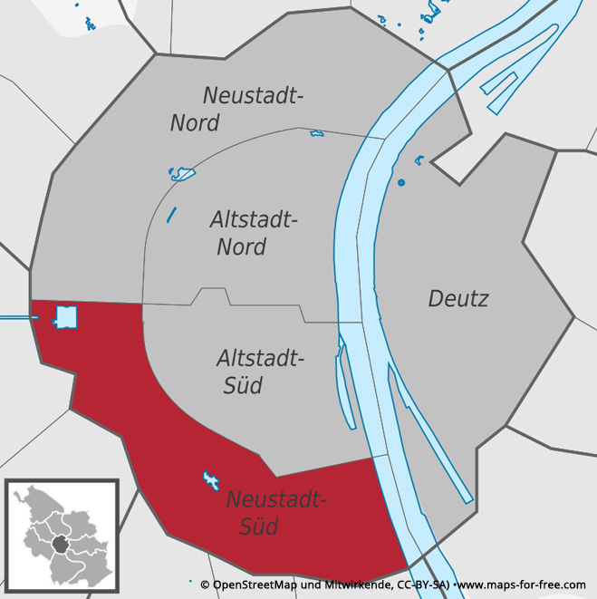 Veedel Köln Neustadt-Süd