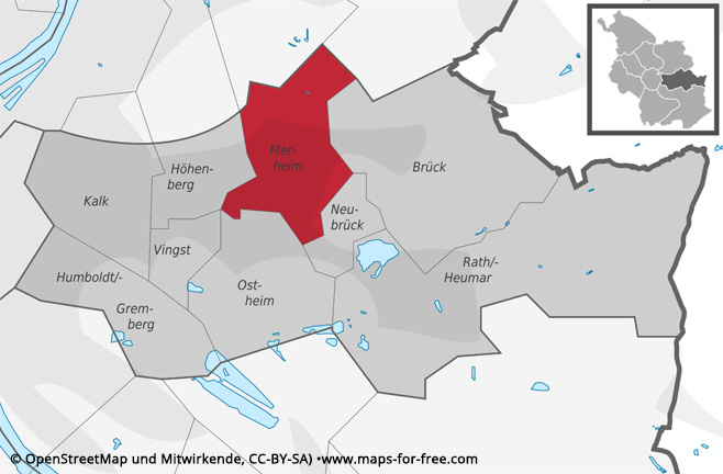 Veedel Merheim; Immobilienmakler Goost, Wohnen Merheim