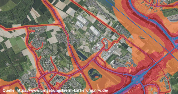 Lärmkarte Chorweiler, Immobilien und Wohnen