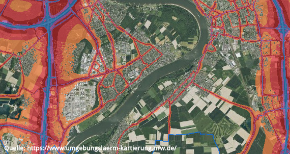 Lärmkarte Köln Sürth, Goost Immobilien