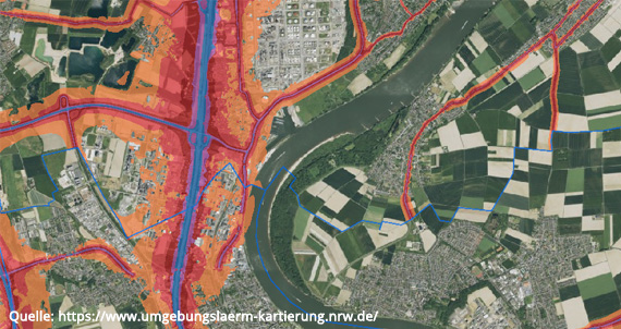 Lärmkarte Köln Godorf