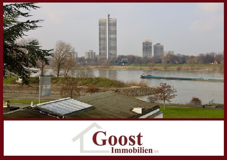 Immobilie mit Rheinblick am Mülheimer Hafen in Köln