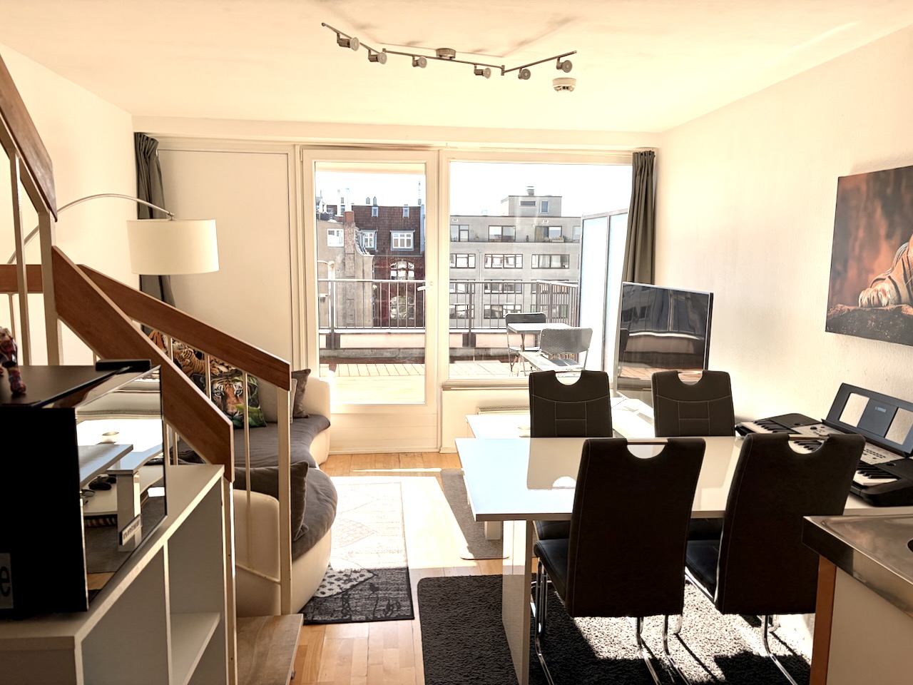 Innenstadt-Apartment, Dachterrasse, Köln